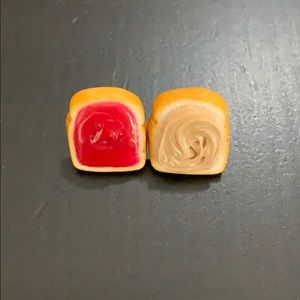 Peanut Butter and Jelly Earrings